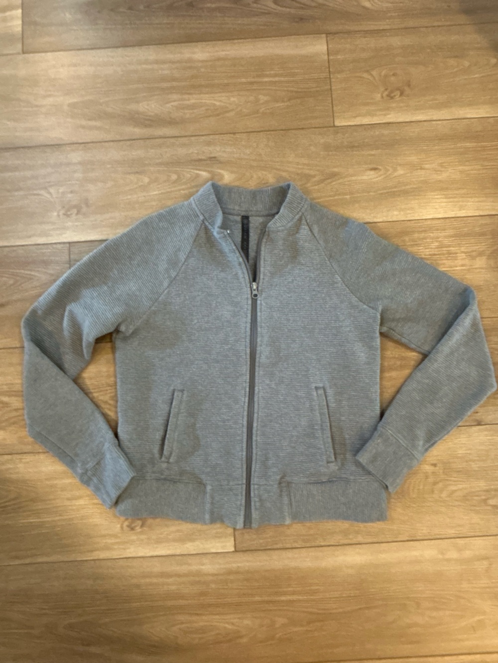 Gaiam Gray Full Zip Cotton Blend Jacket Sweatshirt Women’s M